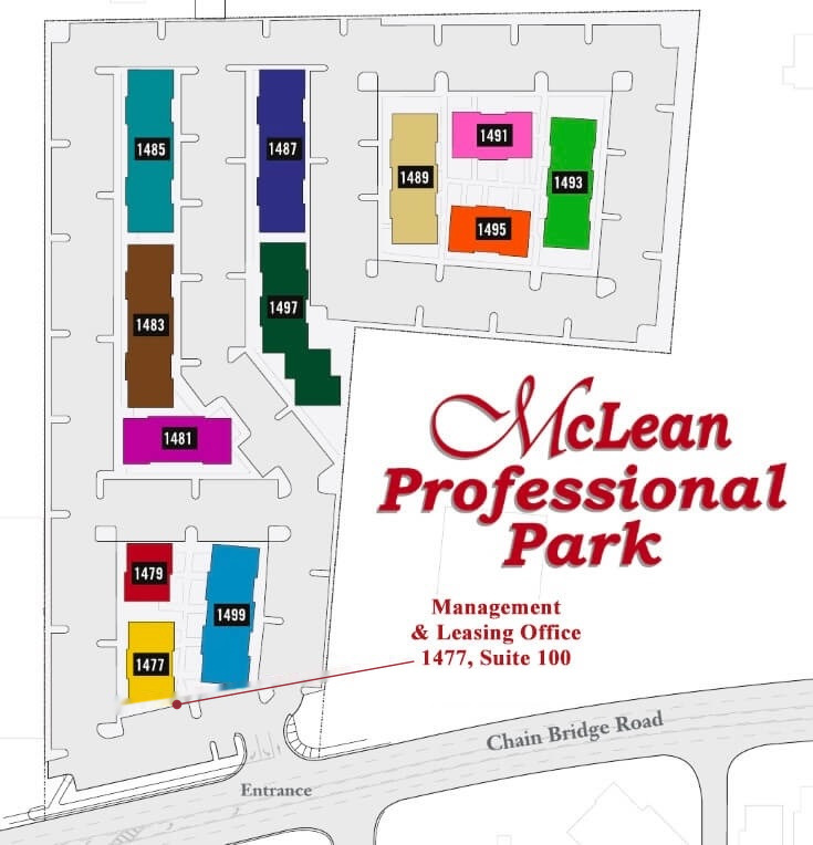 McLean Professional Park site map